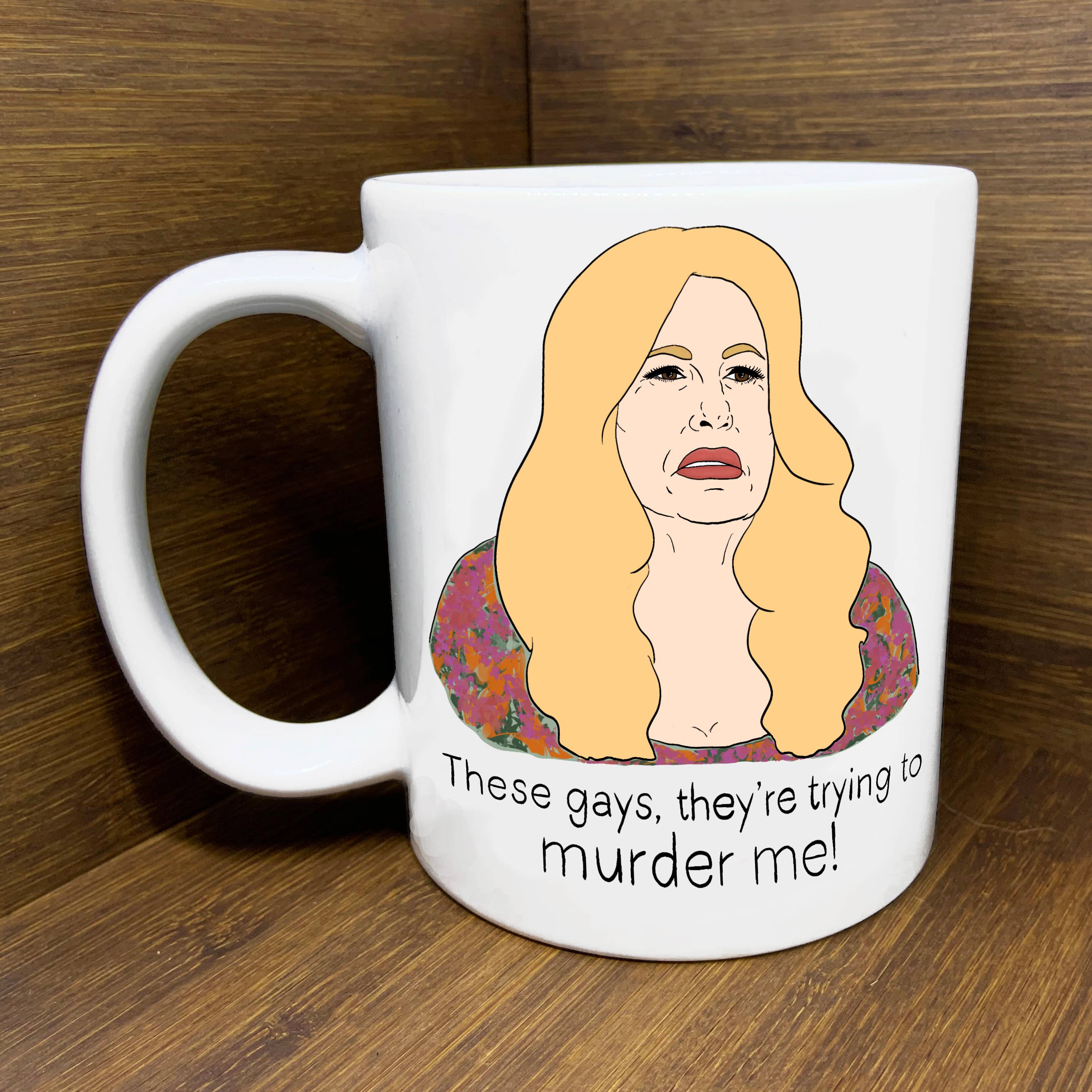 White Lotus - Tanya and The Gays Mug